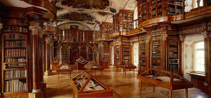 Библиотека аббатства Санкт-Галлен - Санкт-Галлен, Швейцария