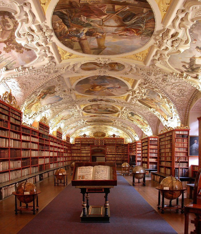 Библиотека Страхова монастыря - Прага, Чехия