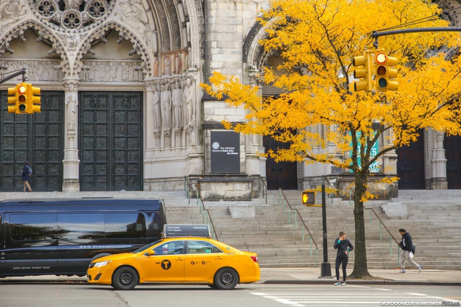 Осень в Нью Йорке машины