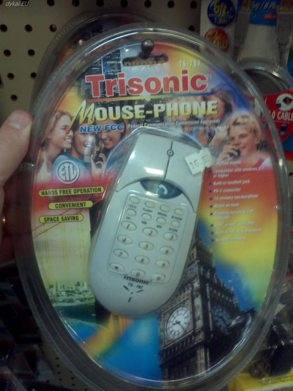 Всего лишь мышка+телефон