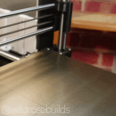 3-D принтер в действии