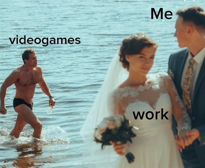 Видеоигры, я и работа