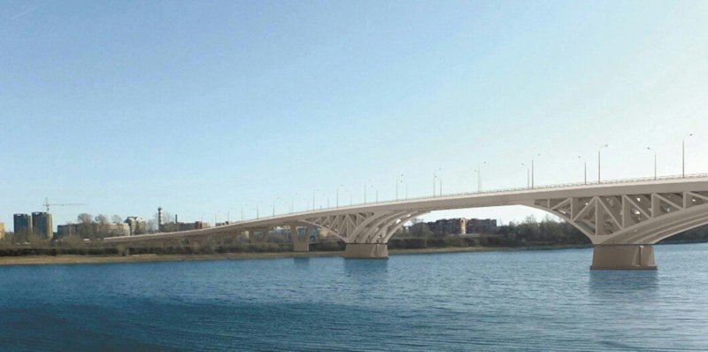 Новый мост в подмосковной Дубне