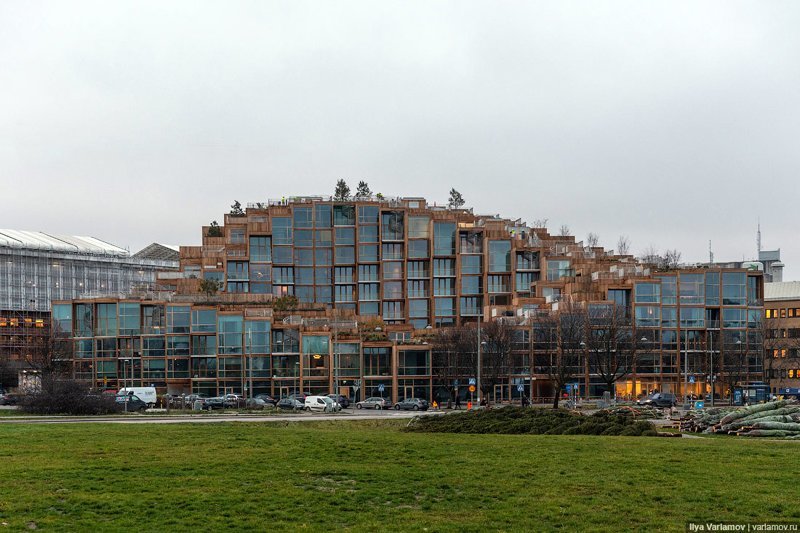 1. Один из последних жилых комплексов, построенных в шведской столице. Просто чудо! 