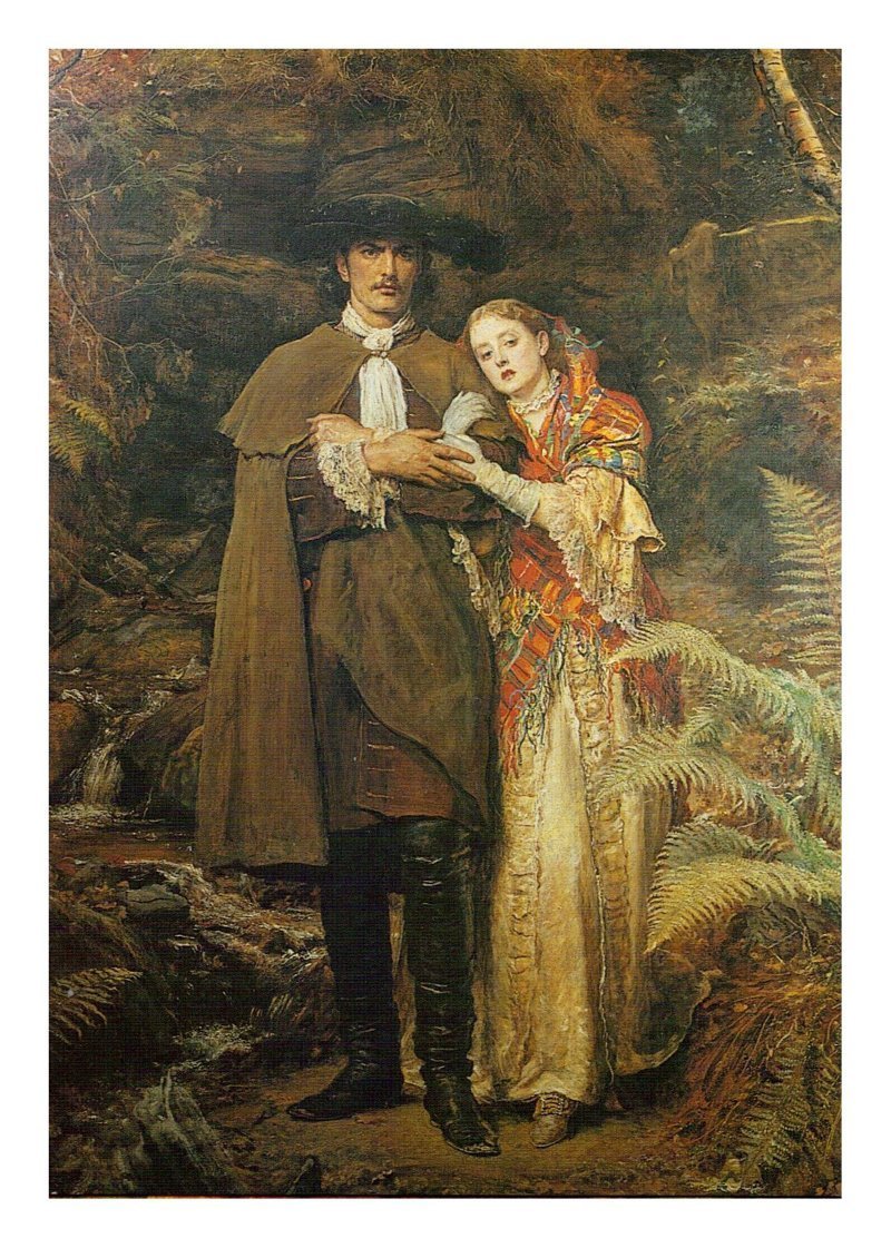  Bride of Lammermoor by J.E. Millais (1878)