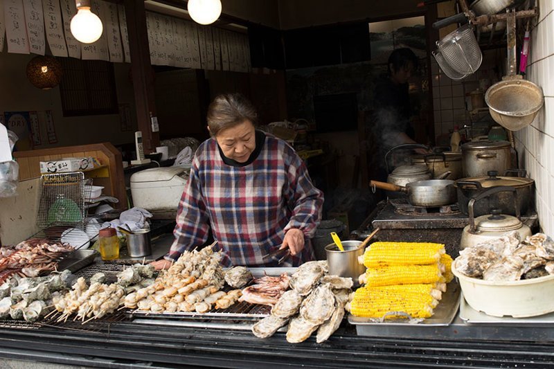 Уличная еда Японии