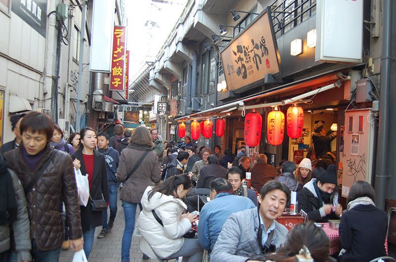 Уличная еда Японии