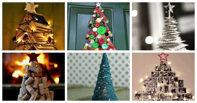 50+ гениальных идей, как сделать новогоднюю елку своими руками