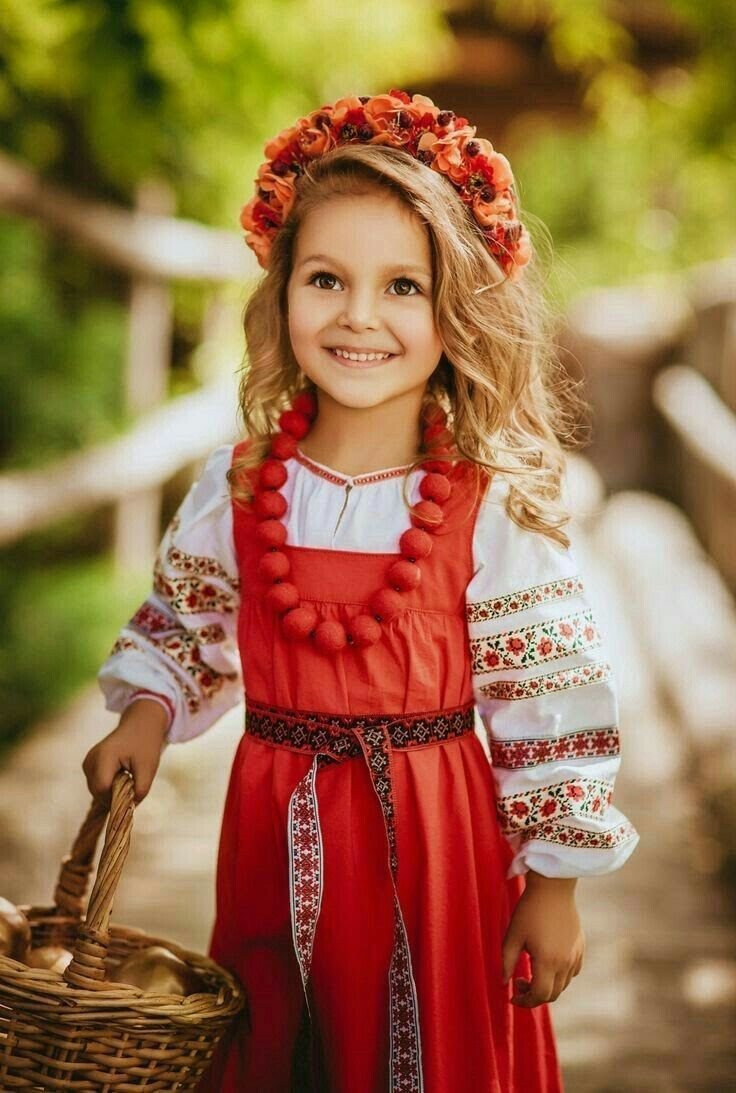 Красивые славянские дети