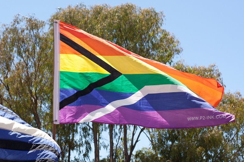 А это флаг геев Южной Африки