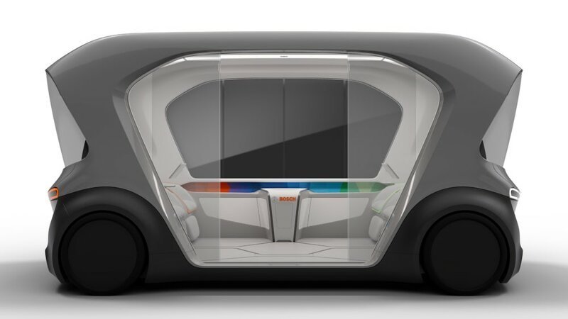 Концепция представляет собой четырехместный электрический автомобиль с просторным интерьером, в котором пассажиры сидят лицом друг к другу