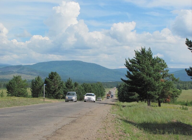 Баргузинский залив Байкала. Село Максимиха. Дорога на Улан-Удэ