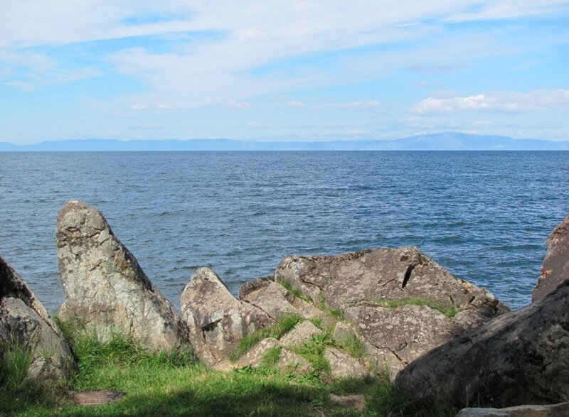 Баргузинский залив Байкала. Село Максимиха. Дорога на Улан-Удэ