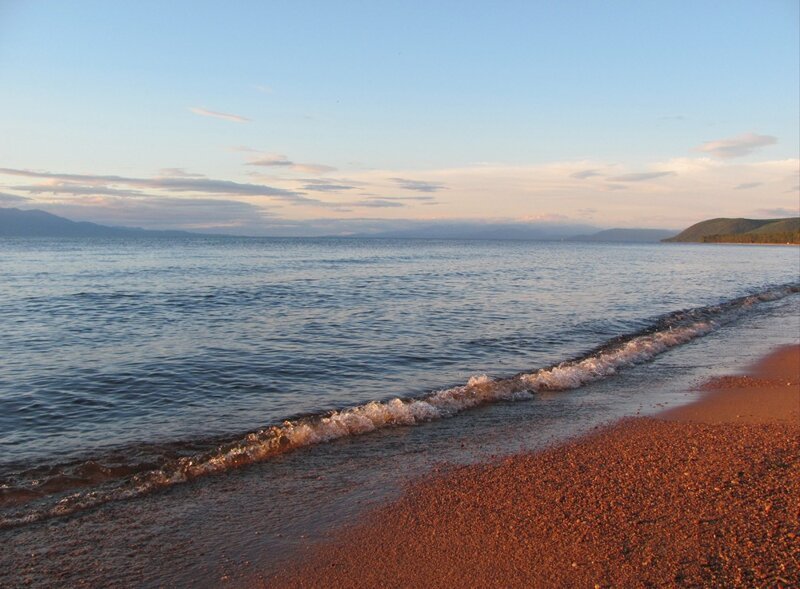 Баргузинский залив Байкала. Село Максимиха. Дорога на Улан-Удэ