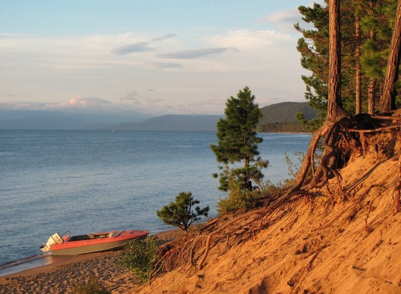 Баргузинский залив Байкала. Село Максимиха. Дорога на Улан-Удэ