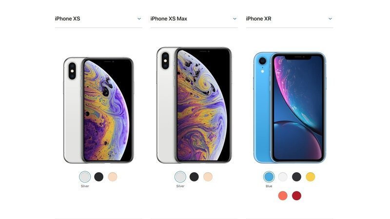 iPhone Xs, iPhone Xs Max и iPhone XR(2018)