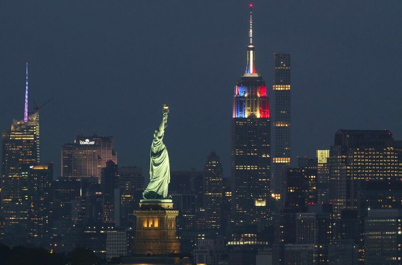 Статуя Свободы в Нью-Йорке занимает только 47-е место в списке самых высоких статуй. Ее высота — 46 м 