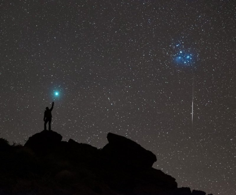 Комета 46Р/Виртанена, Ла-Пальма, Канарские острова, Испания