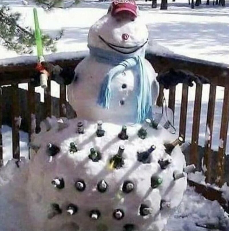 Правильный снеговик - полезный снеговик