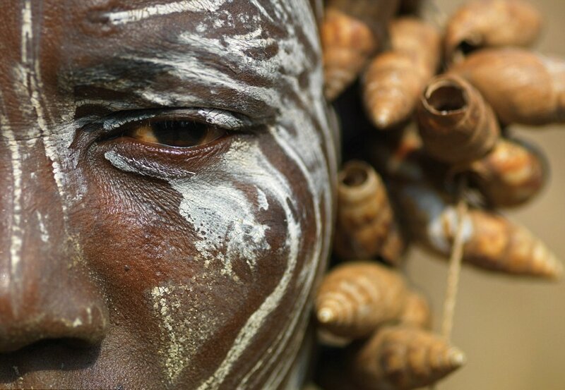 Лики земли: потрясающие макияжи племен по всему миру