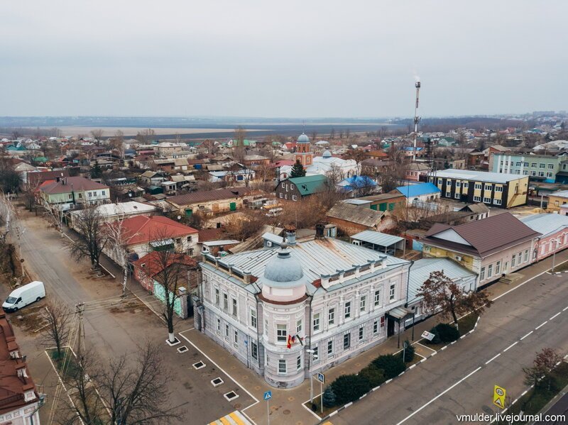 Провинциальный городок Павловск с высоты птичьего полёта, назад в СССР