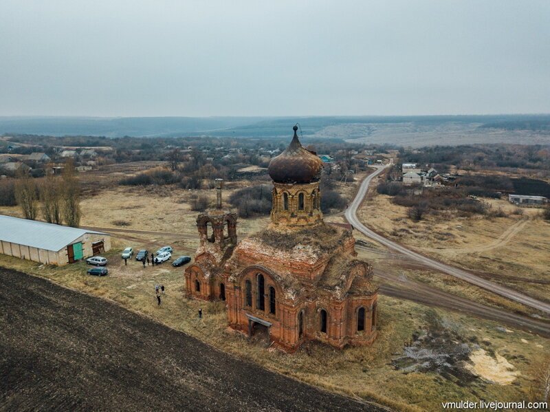 Провинциальный городок Павловск с высоты птичьего полёта, назад в СССР