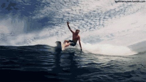 Гифки про серфинг