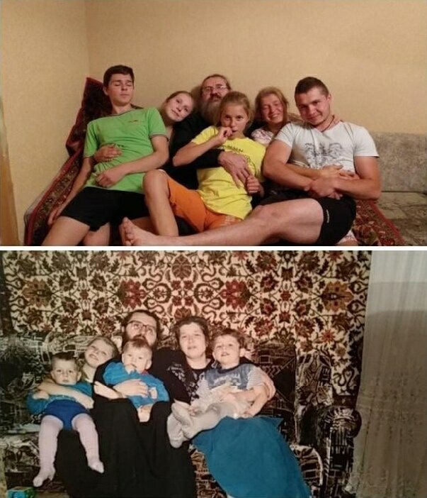 Разница между фото — 14 лет