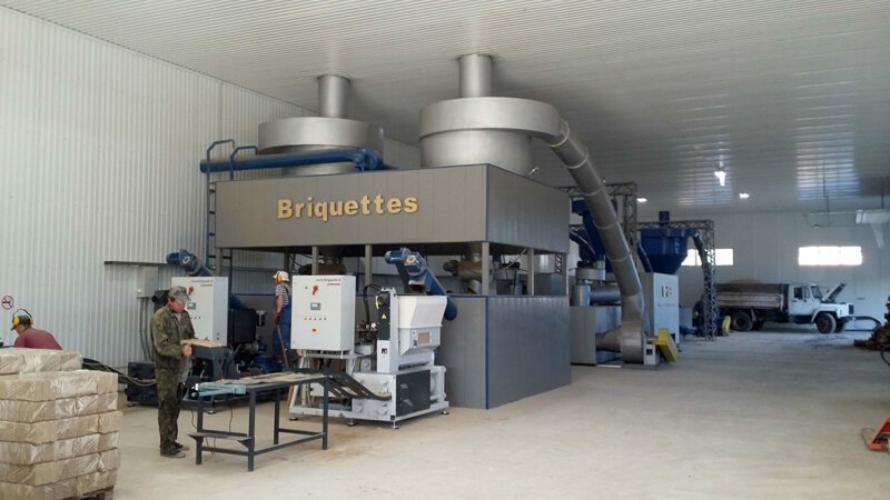 В Республике Коми введен в эксплуатацию завод по производству топливных брикетов