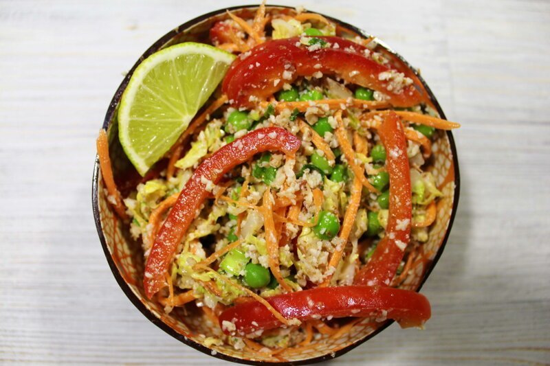 Азиатский овощной салат. Яркий, вкусный, полезный салат с необычным вкусом
