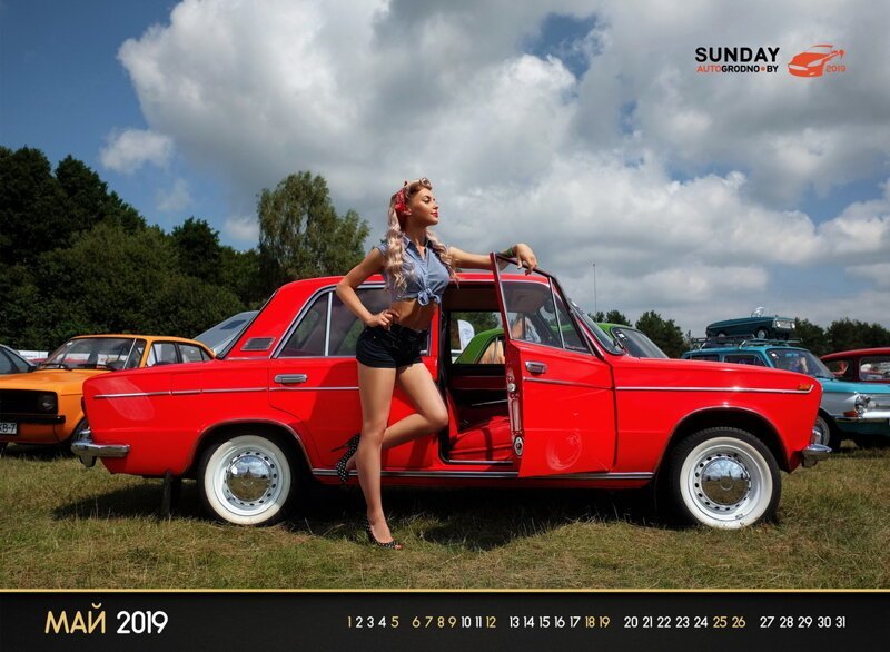 Белорусские красавицы снялись для календаря автофестиваля SunDay
