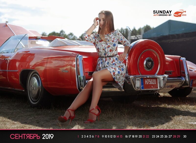 Белорусские красавицы снялись для календаря автофестиваля SunDay