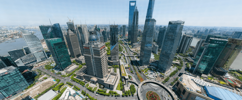 Новый панорамный снимок Шанхая оказался слишком подробным и шокирующим