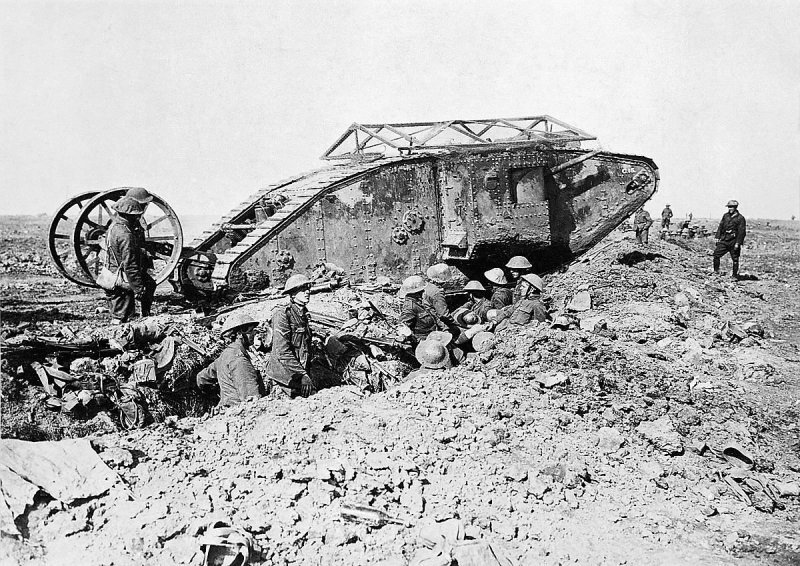 Британские Mark I-IV считаются первыми в мире настоящими танками