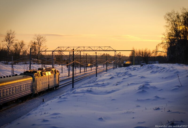 Зимняя железная дорога