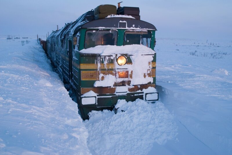 Зимняя железная дорога