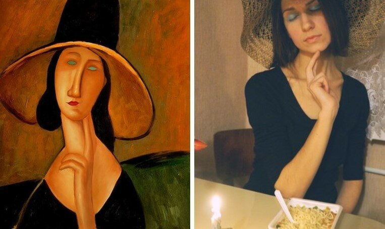Так вижу 2 последнее. Модильяни портрет Жанны эбютерн. Портрет Жанны эбютерн в большой шляпе.