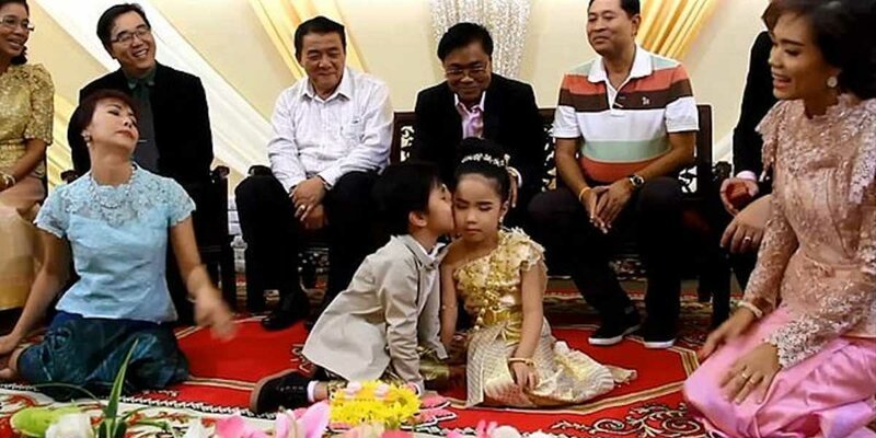 Их нравы: в Таиланде родители поженили родных брата и сестру