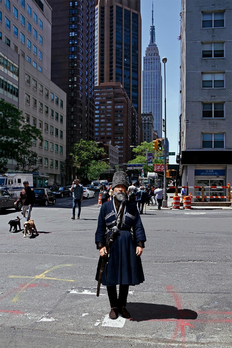 Фотопроект: иммигранты начала 20 века на современных фотографиях Нью-Йорка