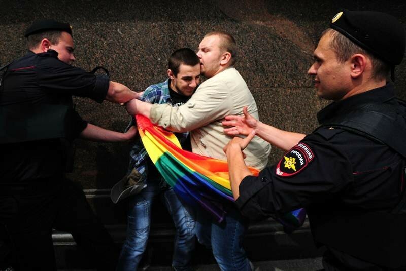 русского гея трахают