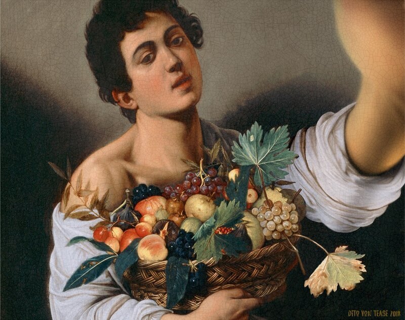 Мальчик с корзиной фруктов - Караваджо, 1593