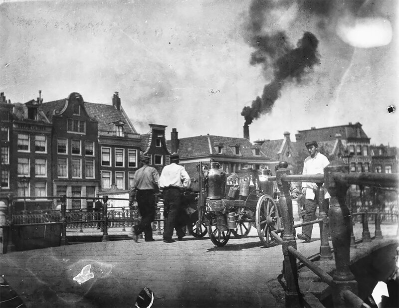 Улицы Амстердама 1890-х годов в объективе нидерландского импрессиониста Георга Хендрика Брейтнера