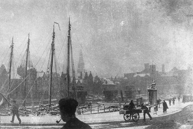 Улицы Амстердама 1890-х годов в объективе нидерландского импрессиониста Георга Хендрика Брейтнера