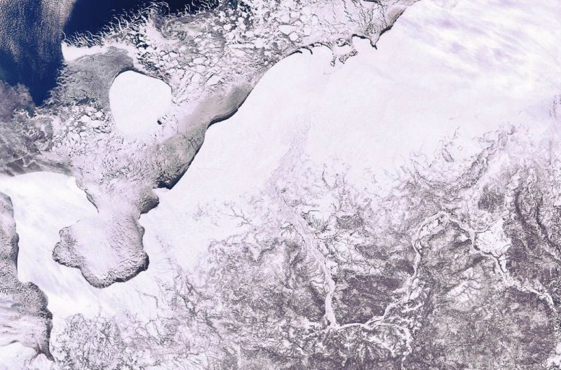 1. Северо-запад российской Арктики — Ненецкий автономный округ и Печорское море.