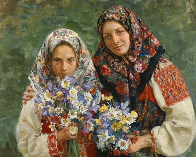 Старые русские платки