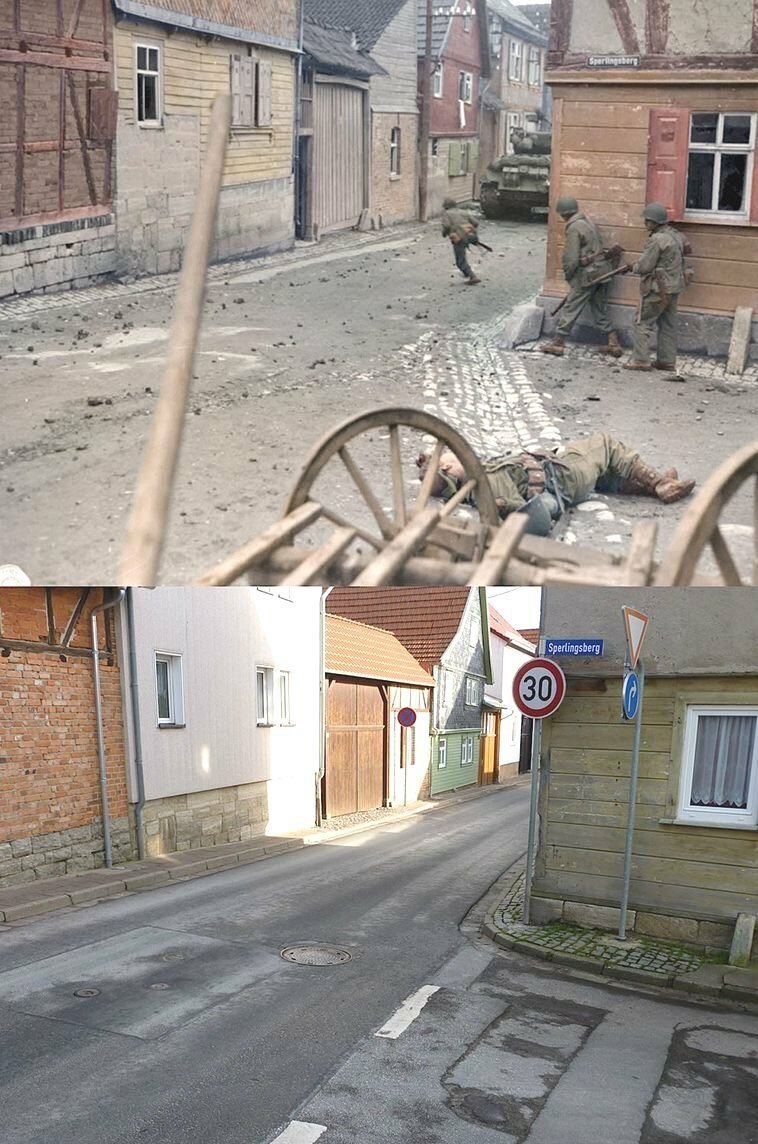 25. Та же улица, 71 год спустя. Обердорла, Германия 
