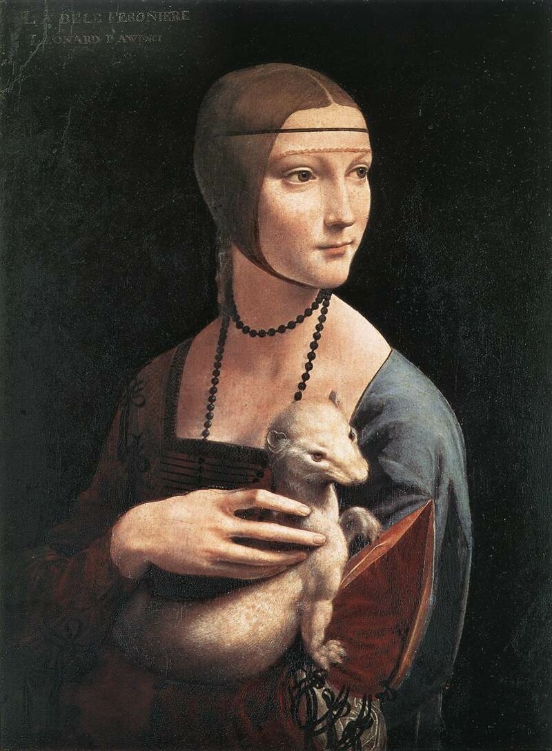 «Дама с горностаем», Леонардо да Винчи