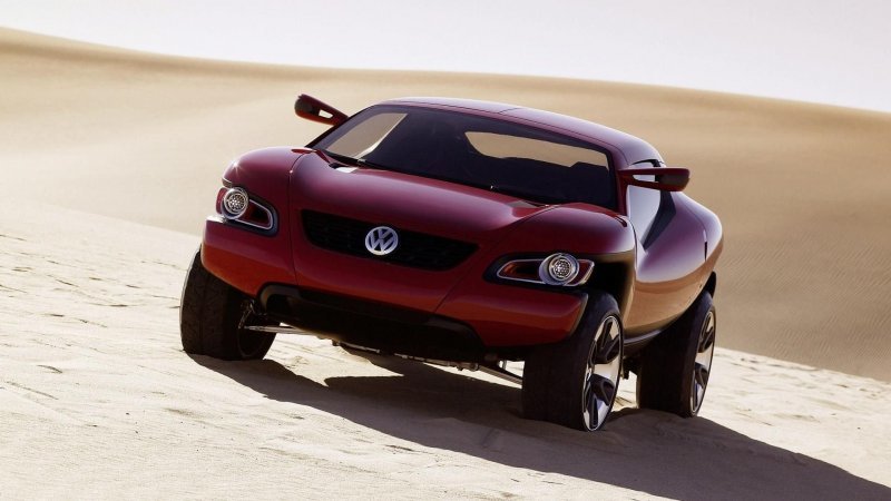Volkswagen Concept T 2004: купе, кроссовер, кабриолет и багги в одном концепте