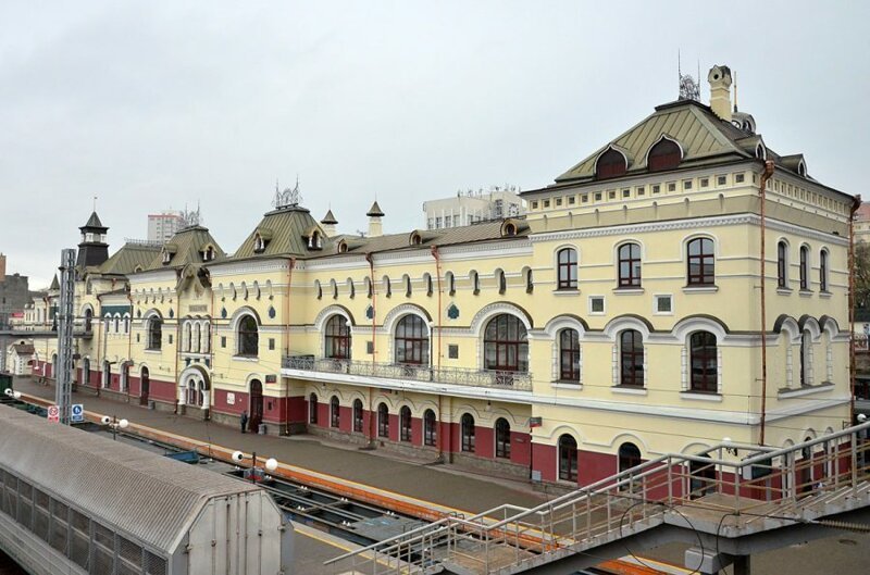 Железнодорожный вокзал в Приморском крае, в закладке которого принимал участие Цесаревич Николай