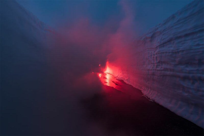 Песнь льда и пламени: огненные фантазии норвежского фотографа